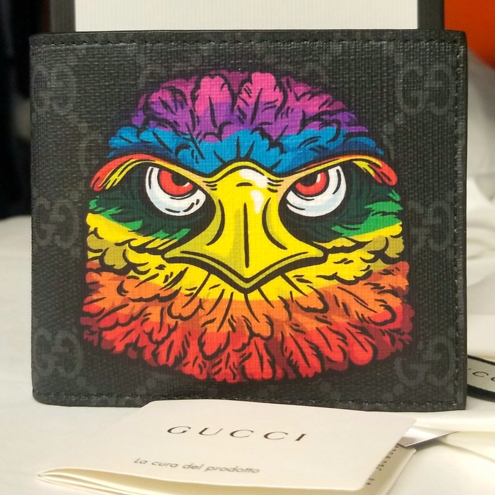 🆕️ Gucci GG Supreme Eagle bifold wallet - Picture 6 of 11